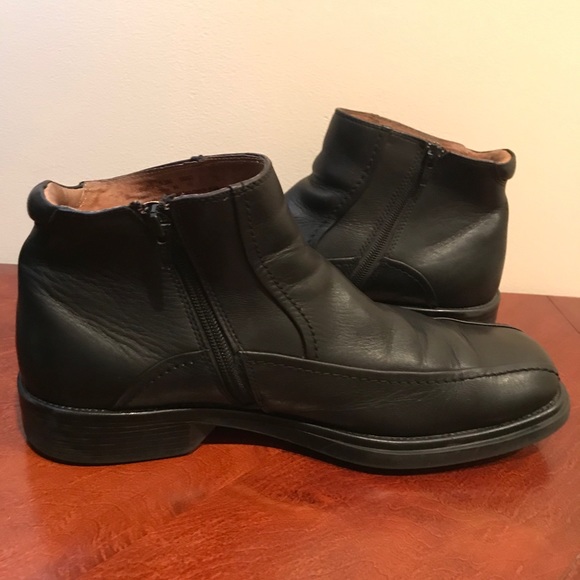 Mens Sz 9.5 Bostonian Current Black Boots main image 9